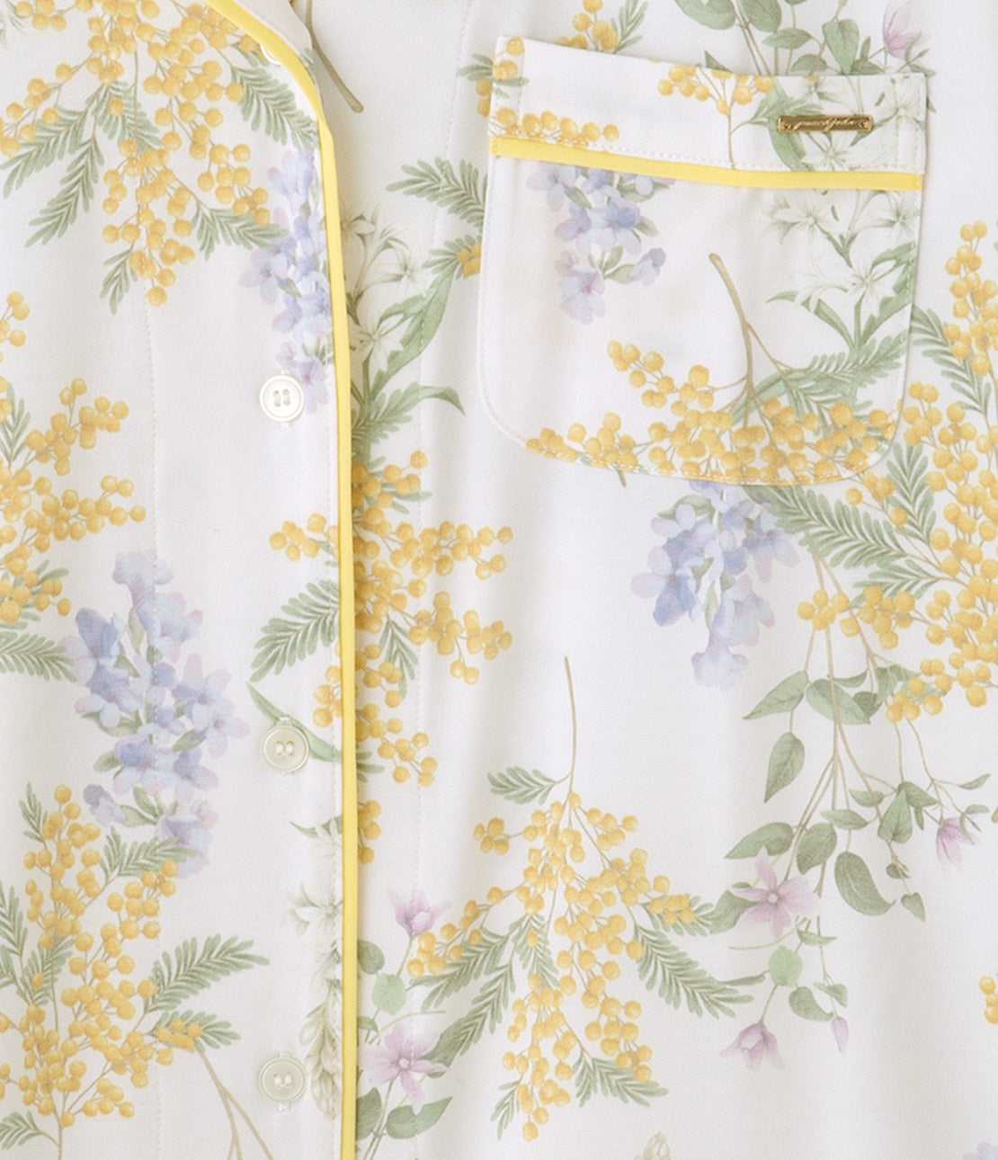 Peach John, Japanese Mimosa Floral Pajamas